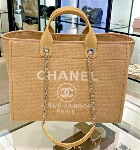 chanel deauville tote price 2023|chanel deauville medium tote.